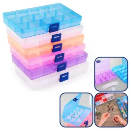 6x-pudelko-do-sortowania-organizer-przezroczyste-regulowane-przegrodki