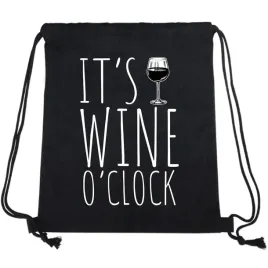worek-plecak-czarny-smieszny-gadzet-na-prezent-dla-kobiet-wine-o-clock-wzor