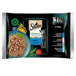 sheba-nature-s-mokra-karma-dla-kota-rybne-smaki-w-sosie-saszetki-4x85-g