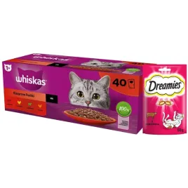 zestaw-whiskas-klasyczne-posilki-w-sosie-40x85g-dreamies-60g