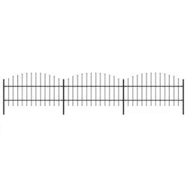 vidaxl-panele-ogrodzeniowe-z-grotami-stal-075-1-x-51-m-czarne
