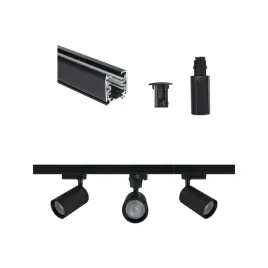 3-reflektory-gu10-led-zestaw-czarne-z-szyna-1m-do-kuchni-garderoby-witryny