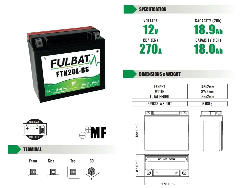 akumulator-bezobslugowy-fulbat-ftx20l-bs-stan-nowy