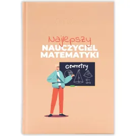 kalendarz-ksiazkowy-2026-nauczyciel-matematyki-brzoskwiniowy-prezent-wzory