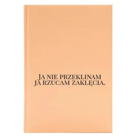 kalendarz-ksiazkowy-a5-2026-brzoskwiniowy-rzucam-zaklecia-pozytywne-wzory