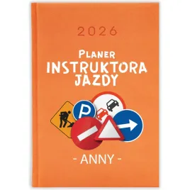 kalendarz-ksiazkowy-2026-planer-instruktora-jazdy-pomaranczowy-prezent-wz
