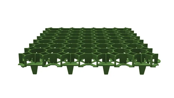 Kratka trawnikowa i parkingowa Ecogrid zielona- 50x50x4 cm