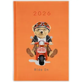 kalendarz-ksiazkowy-2026-ride-on-pomaranczowy-planer-na-prezent-mix-wzorow