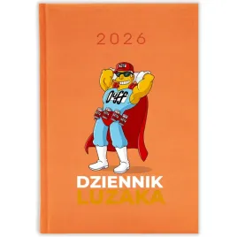 kalendarz-ksiazkowy-2026-dziennik-luzaka-pomaranczowy-prezent-terminarz-wz