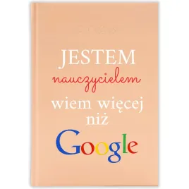 kalendarz-ksiazkowy-2026-wiem-wiecej-niz-google-brzoskwiniowy-prezent-wzory