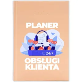 kalendarz-ksiazkowy-2026-planer-obslugi-klienta-brzoskwiniowy-prezent-wzory