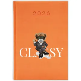 kalendarz-ksiazkowy-2026-classy-pomaranczowy-planer-na-prezent-mix-wzorow