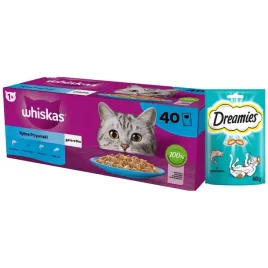 zestaw-whiskas-rybne-przysmaki-40x-85g-dreamies-60g