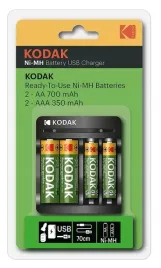 ladowarka-usb-kodak-4x-bateria-aku-2x-aa-2x-aaa