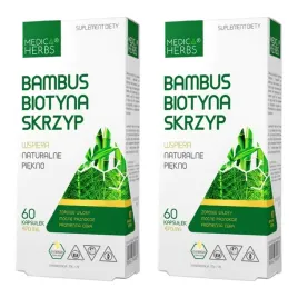 medica-herbs-bambus-biotyna-skrzyp-455-mg-zdrowa-skora-wlosy-2x-60-kaps