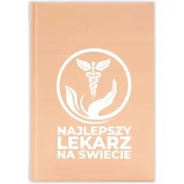 kalendarz-ksiazkowy-2026-najlepszy-lekarz-na-swiecie-brzoskwiniowy-wzory