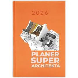 kalendarz-ksiazkowy-2026-planer-super-architekta-pomaranczowy-prezent-wzory