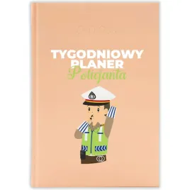 kalendarz-ksiazkowy-2026-planer-policjanta-brzoskwiniowy-na-prezent-wzory