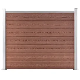 vidaxl-panel-ogrodzeniowy-z-wpc-180x146-cm-brazowy