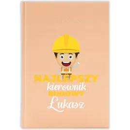 kalendarz-ksiazkowy-2026-najlepszy-kierownik-budowy-brzoskwiniowy-wzory