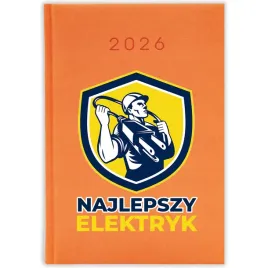 kalendarz-ksiazkowy-2026-najlepszy-elektryk-pomaranczowy-na-prezent-wzory
