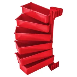 organizer-obrotowy-warsztatowy-pivot-premium-czerwony-rodlo-6-pojemnikow
