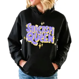 czarna-bluza-z-kapturem-damska-prezent-dla-kobiet-sarcasm-queen-rozmiar-l