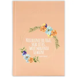 kalendarz-ksiazkowy-2026-tworze-marzenia-sa-wazne-brzoskwiniowy-prezent-wz