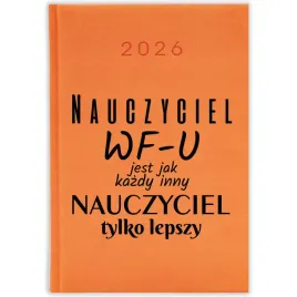 kalendarz-ksiazkowy-2026-nauczyciel-wf-u-pomaranczowy-prezent-terminarz-wz