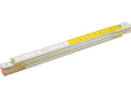 topex-miara-skladana-drewniana-1-m-bialo-zolta