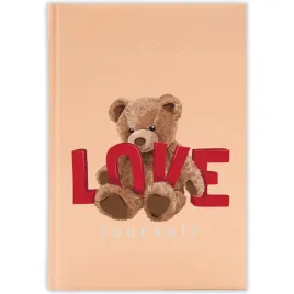 kalendarz-ksiazkowy-2026-love-yourself-brzoskwiniowy-prezent-terminarz-wz