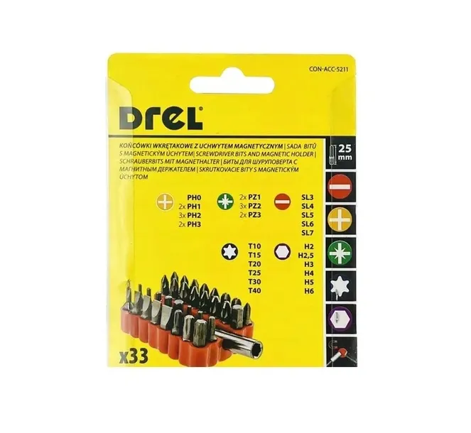 bity-do-wkretarki-25mm-33szt-typ-grotu-hex-plaski-philips-pozidriv-torx