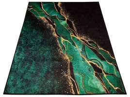 stylowy-antyposlizgowy-dywan-fancy-160x230-marmur-zielony-gold-szmaragd