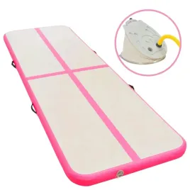 vidaxl-mata-gimnastyczna-z-pompka-400x100x10-cm-pvc-rozowa