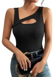 shein-czarny-top-na-ramiaczkach-z-wycieciem-damska-prazki-40-42-1ej