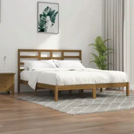 vidaxl-rama-lozka-miodowy-braz-lite-drewno-200-x-200-cm
