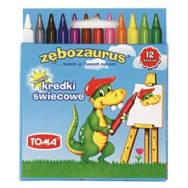 toma-kredki-swiecowe-12-kolorow-woskowe-szkolne-zebrozaurus-dla-dzieci