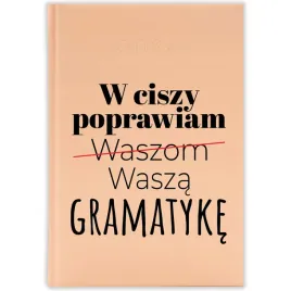 kalendarz-ksiazkowy-2026-poprawiam-gramatyke-brzoskwiniowy-na-prezent-wzory