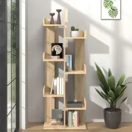 vidaxl-regal-na-ksiazki-kolor-dab-sonoma-48x255x140-cm