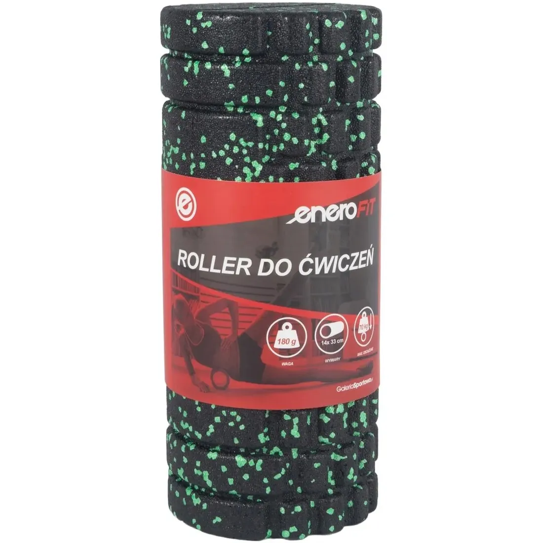 walek-roller-joga-epp-czarny-14x33cm-190g-stan-nowy