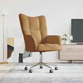 vidaxl-fotel-brazowy-obity-aksamitem