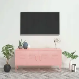 vidaxl-szafka-pod-telewizor-rozowa-105x35x50-cm-stalowa