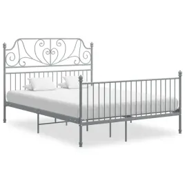vidaxl-rama-lozka-bez-materaca-szara-metalowa-140-x-200-cm