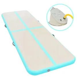 vidaxl-mata-gimnastyczna-z-pompka-600x100x10-cm-pvc-zielona
