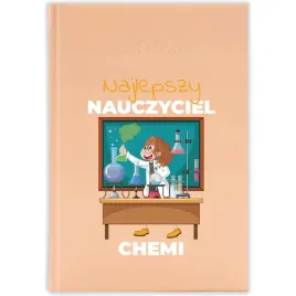 kalendarz-ksiazkowy-2026-nauczyciel-chemii-brzoskwiniowy-na-prezent-wzory