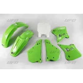 ufo-komplet-plastikow-kawasaki-kx-125-90-91-kolor-oem-zielony-bialy-k