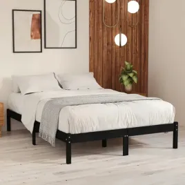 vidaxl-rama-lozka-czarna-lite-drewno-150x200-cm