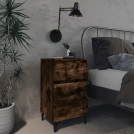vidaxl-szafka-nocna-z-metalowymi-nozkami-przydymiony-dab-40x35x69-cm