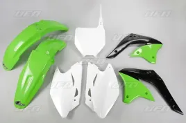 ufo-komplet-plastikow-kawasaki-kxf-450-06-kolor-oem-zielony-bialy-ka205