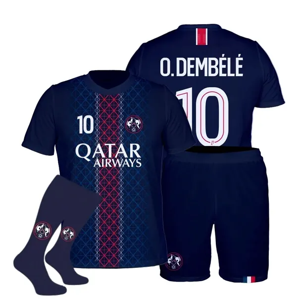 DEMBELE komplet koszulka spodenki getry rozmiar 152